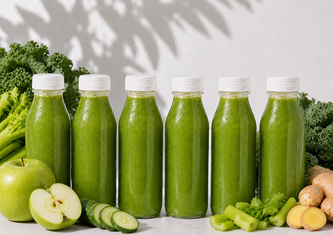 Lovely Greens - Organic Cucumber, Organic Apple, Organic Celery, Organic Kale, Organic Ginger  6-Pack